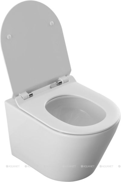 Унитаз подвесной Aquanet Atago W Short Tornado 332173 белый